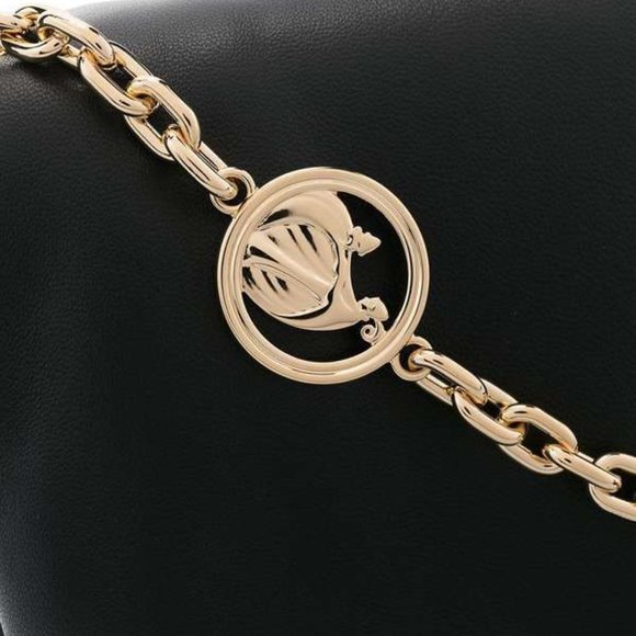 LANVIN: Small Sugar Shoulder Bag – Black - Picture 3 of 15